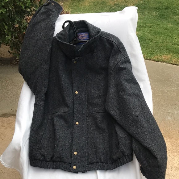 Pendleton herringbone wool lined jacket - Picture 6 of 15